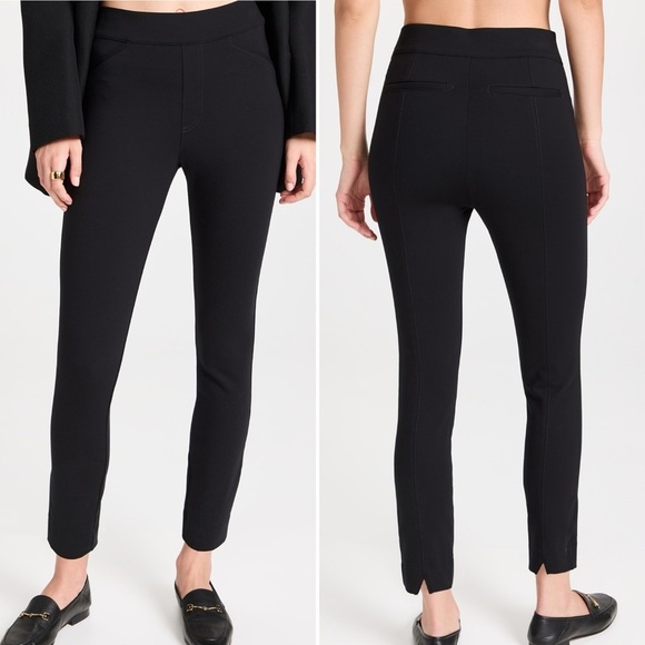 SPANX Backseam Skinny Pants Sz MP Ponte Knit Split Cuff Work Classic Comfort - Picture 1 of 13